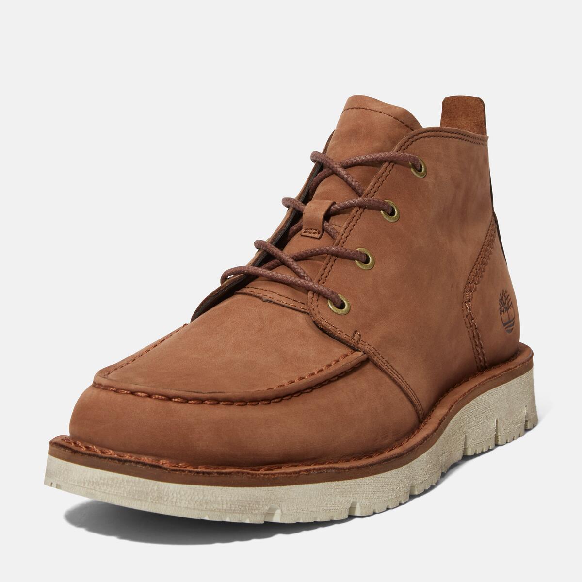 Buy Men's Westmore Moc Toe Chukka in Medium Brown Nubuck