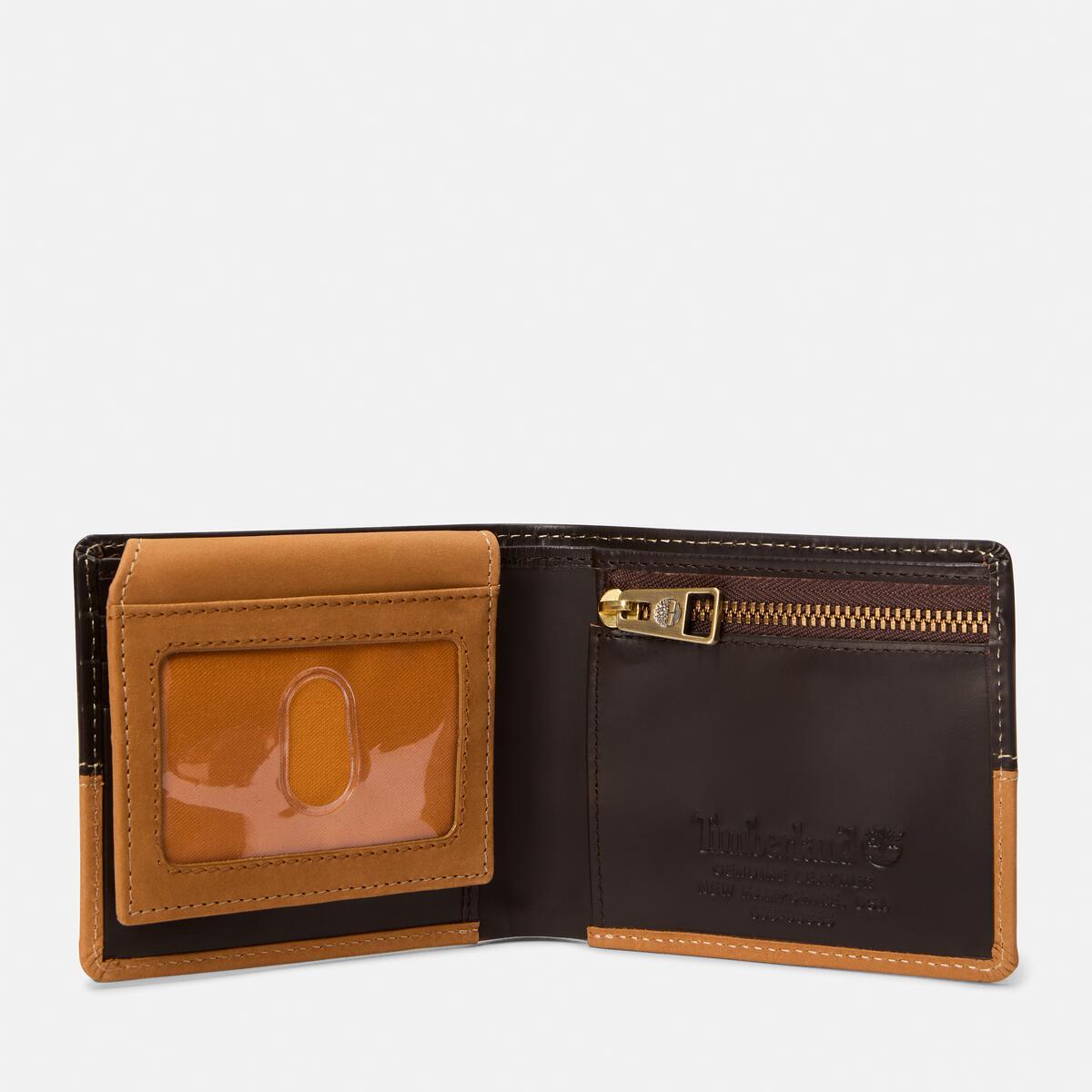 TIMBERLAND Wheatlock Mixed Leather Wallet Wheat - Image 2