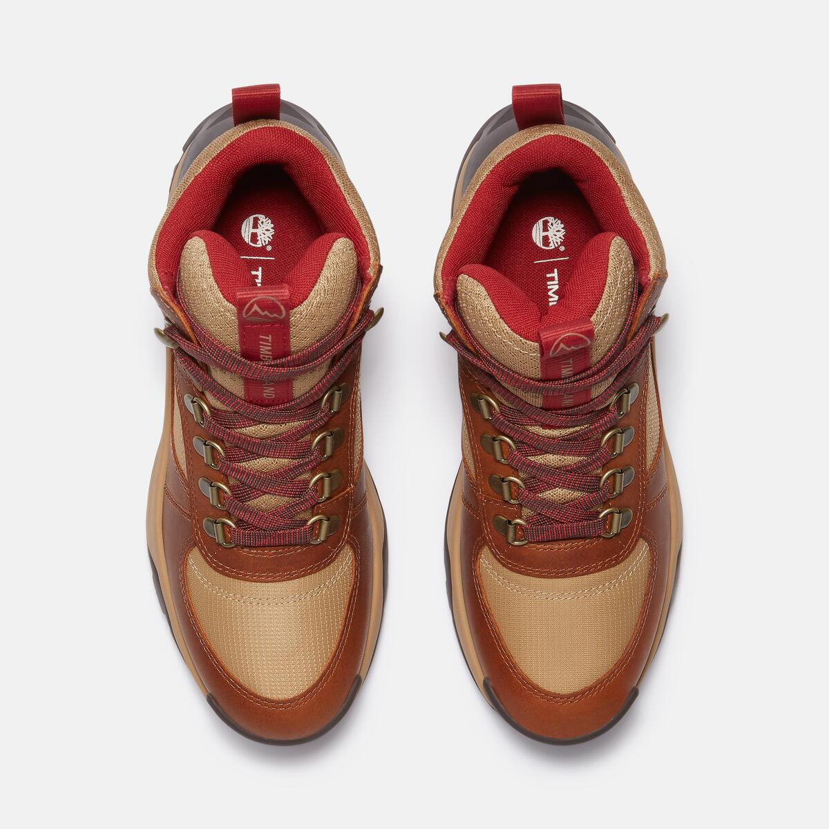 TIMBERLAND Women's Mt. Maddsen Peak Waterproof Mid Rust Full Grain - Image 4
