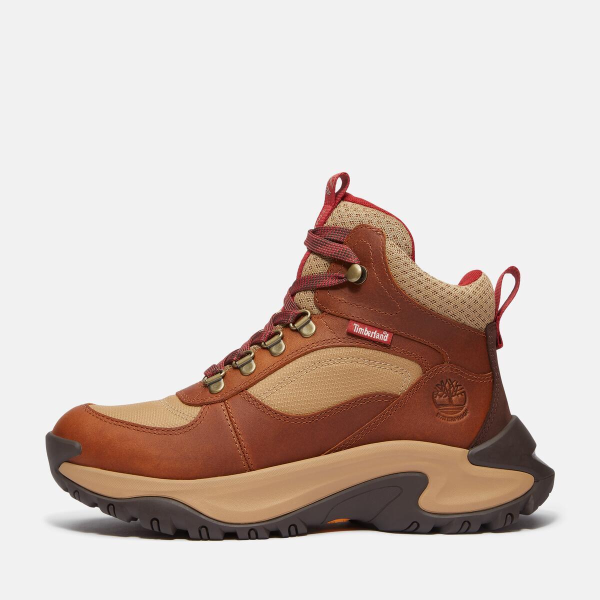 TIMBERLAND Women's Mt. Maddsen Peak Waterproof Mid Rust Full Grain - Image 8