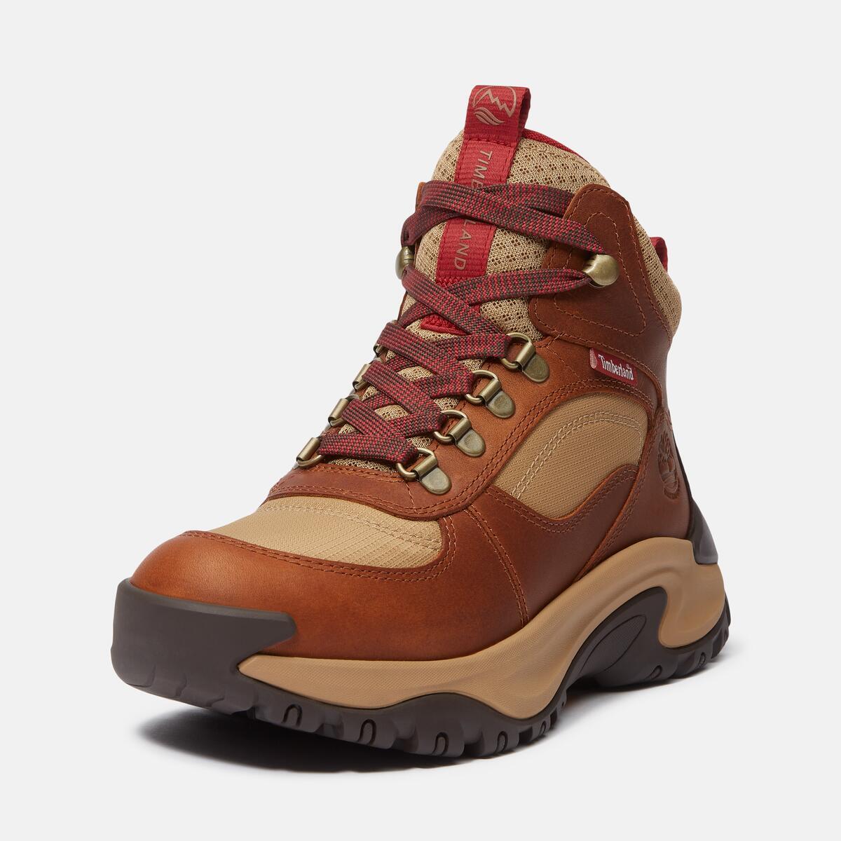 TIMBERLAND Women's Mt. Maddsen Peak Waterproof Mid Rust Full Grain - Image 9