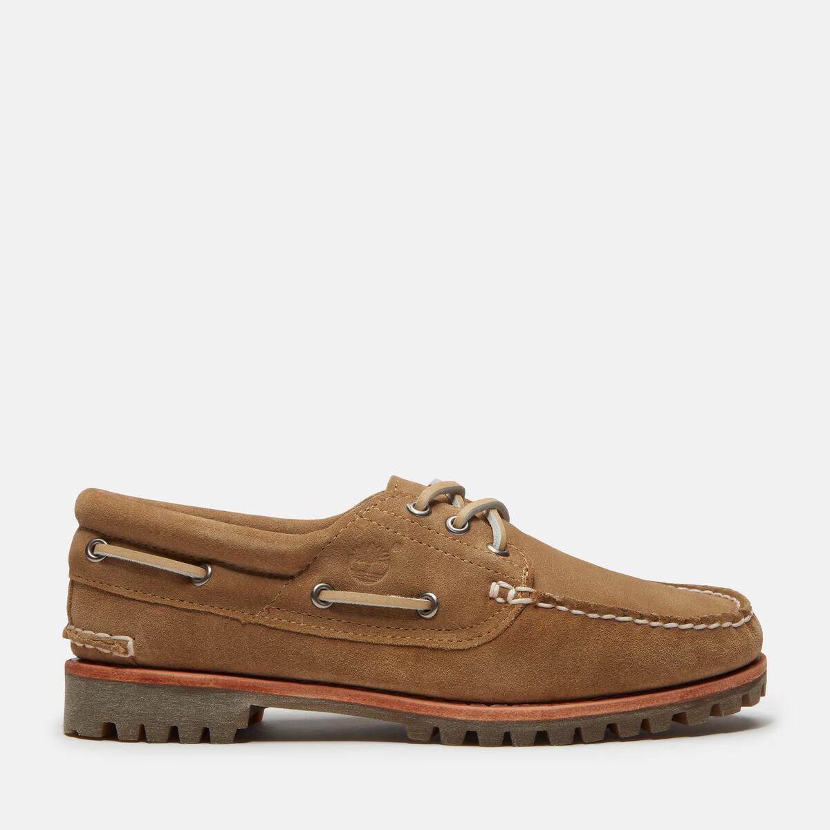 TIMBERLAND Women's Noreen 3-Eye Lug Medium Beige Suede - Image 1