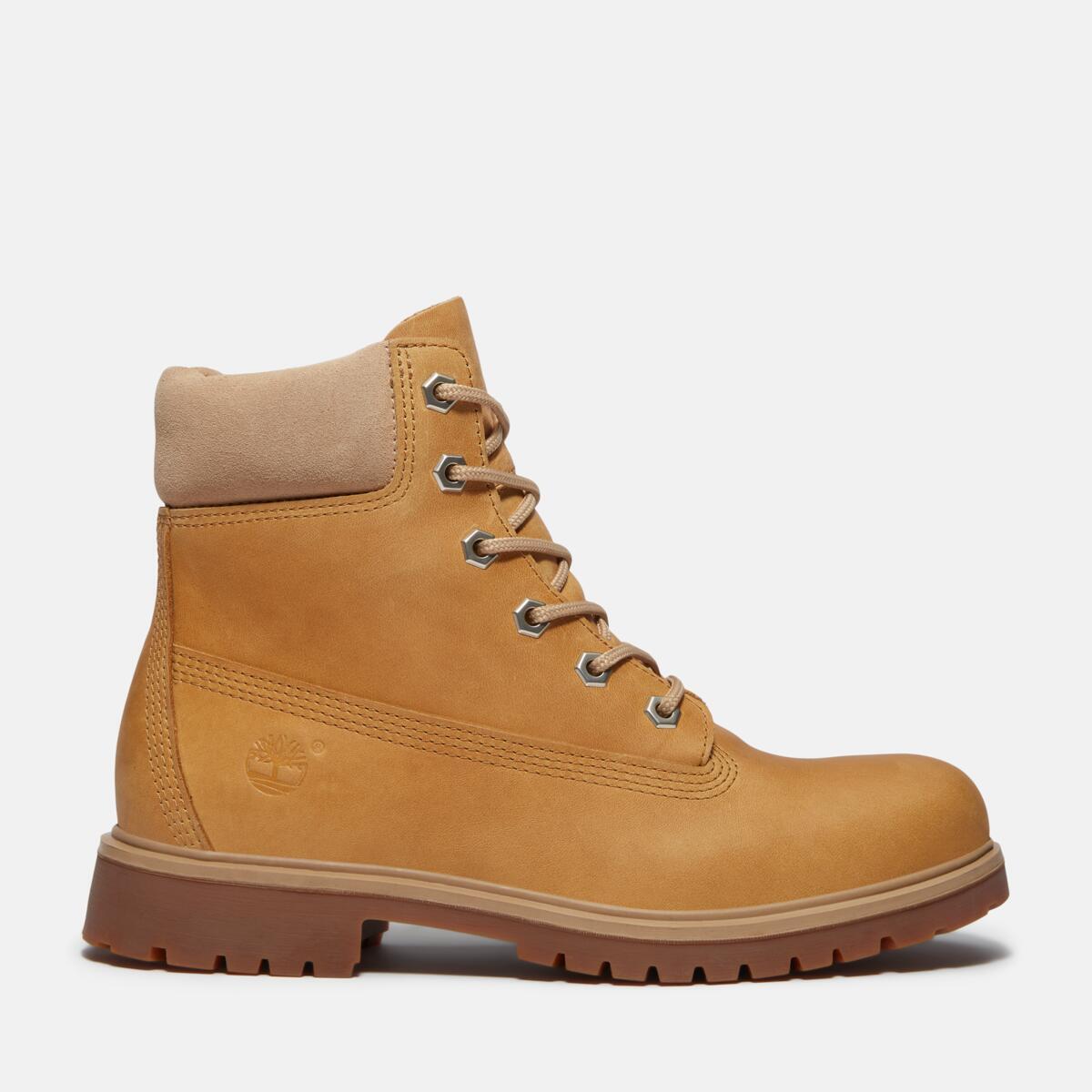TIMBERLAND Women's 25 6-Inch Waterproof Boot Wheat Full Grain - Image 1