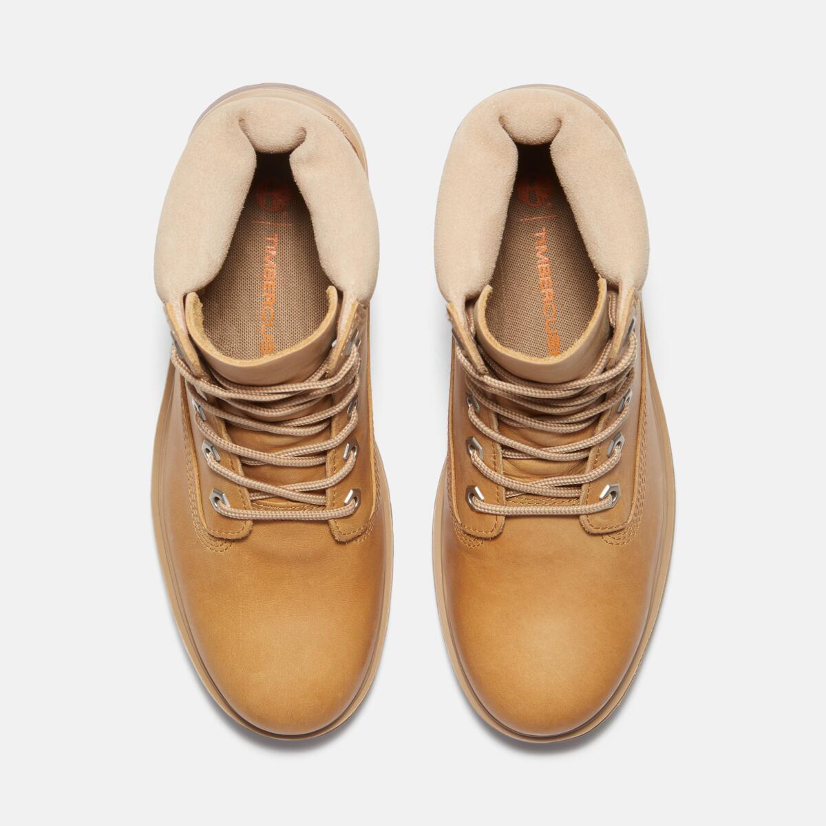 TIMBERLAND Women's 25 6-Inch Waterproof Boot Wheat Full Grain - Image 3