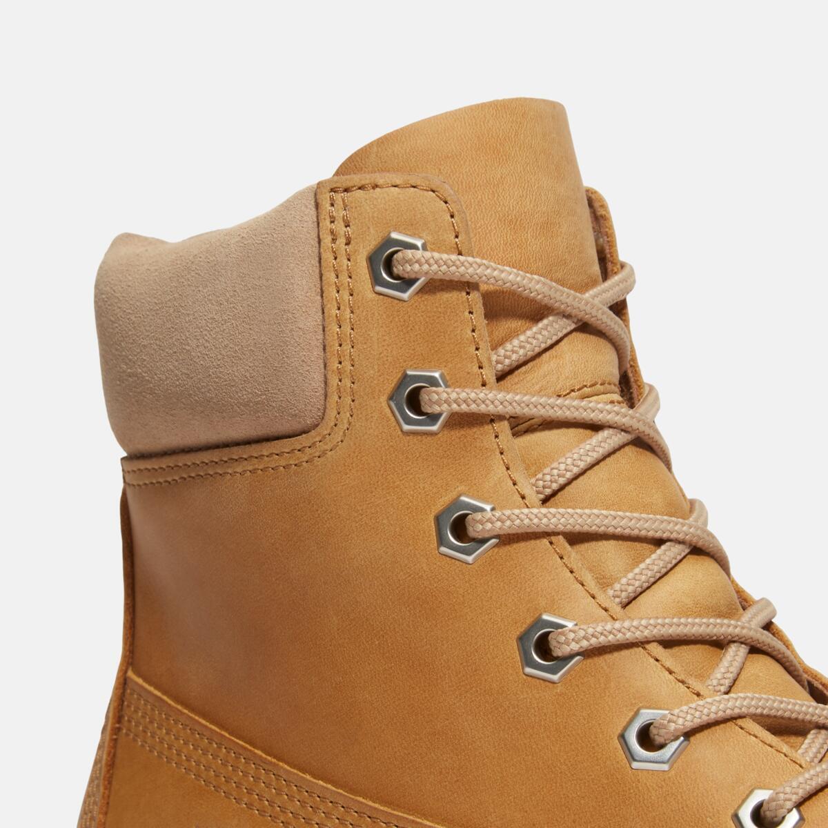 TIMBERLAND Women's 25 6-Inch Waterproof Boot Wheat Full Grain - Image 7