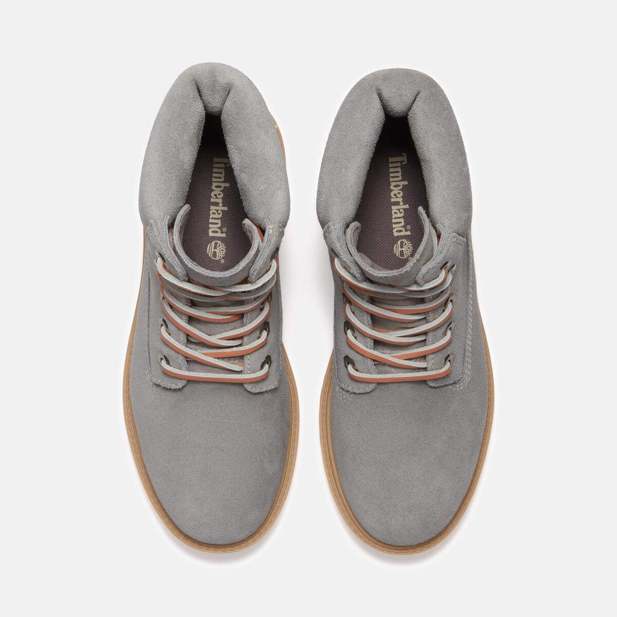 TIMBERLAND Women's 6-Inch Premium Boot Medium Grey Suede - Image 3