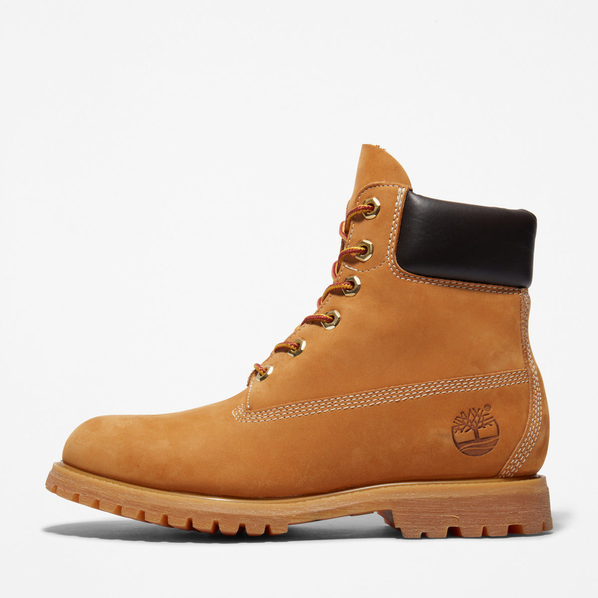 TIMBERLAND Women's 6-Inch Premium Waterproof Boot Wheat Nubuck - Image 3