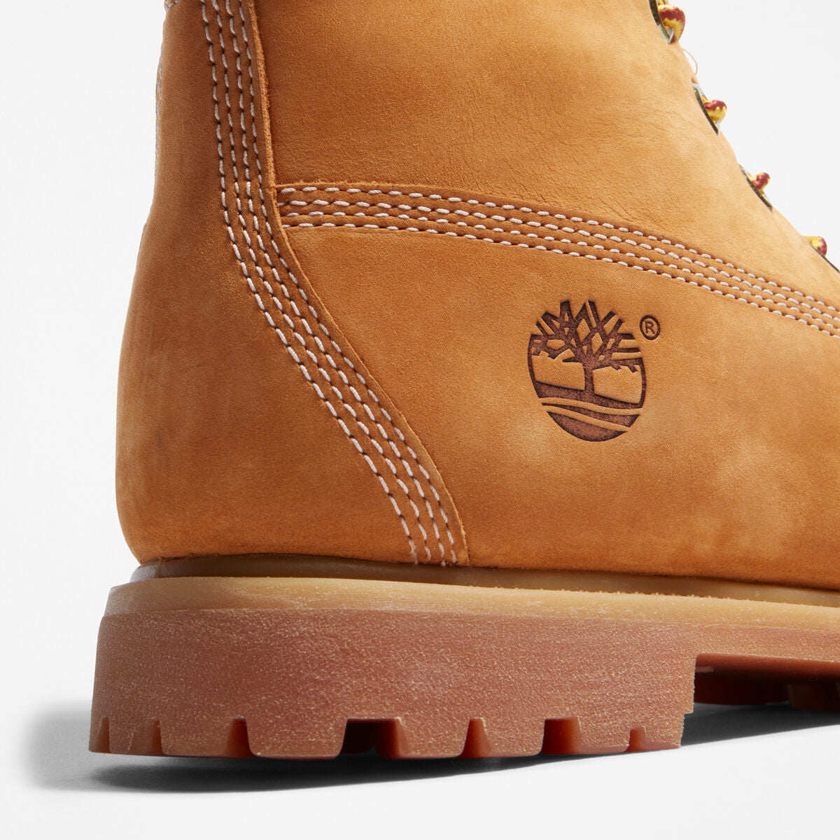 TIMBERLAND Women's 6-Inch Premium Waterproof Boot Wheat Nubuck - Image 4