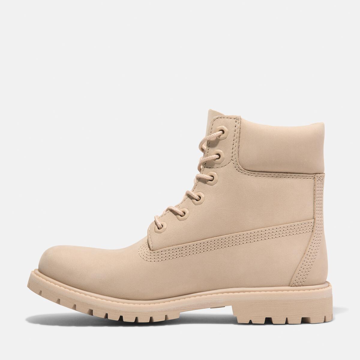 Boots nubuck beige femme outlet