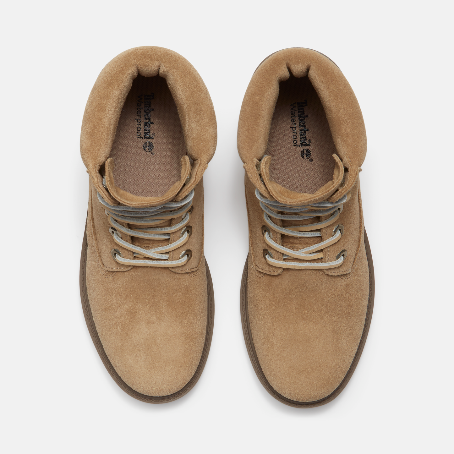 TIMBERLAND Women's 6-Inch Premium Waterproof Boot Medium Beige Suede - Image 4