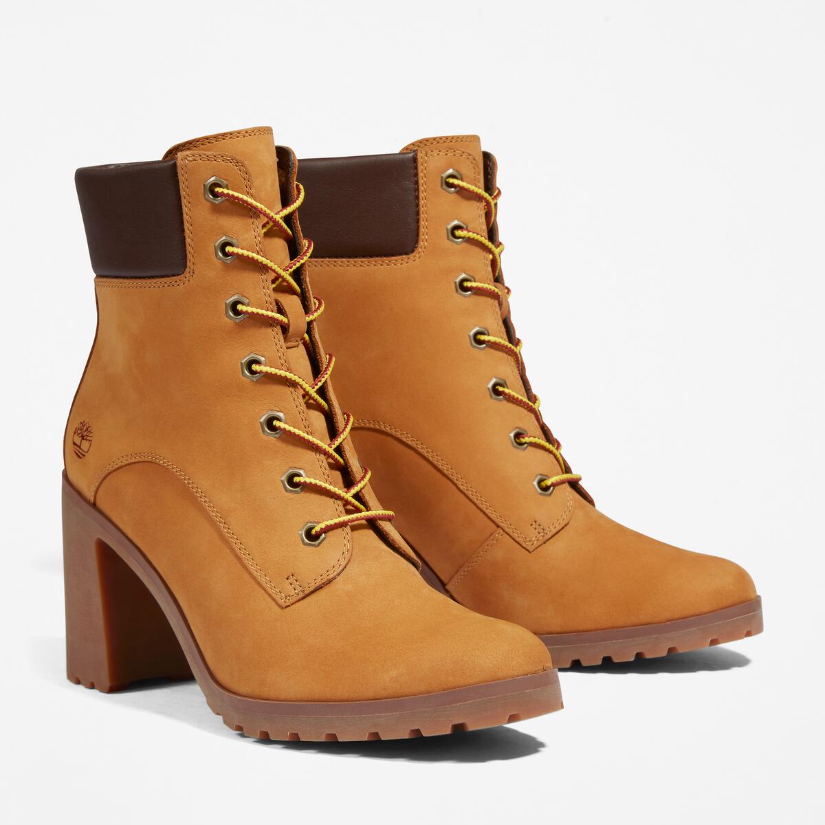TIMBERLAND Womens Allington 6-Inch Boot Wheat Nubuck - Image 4