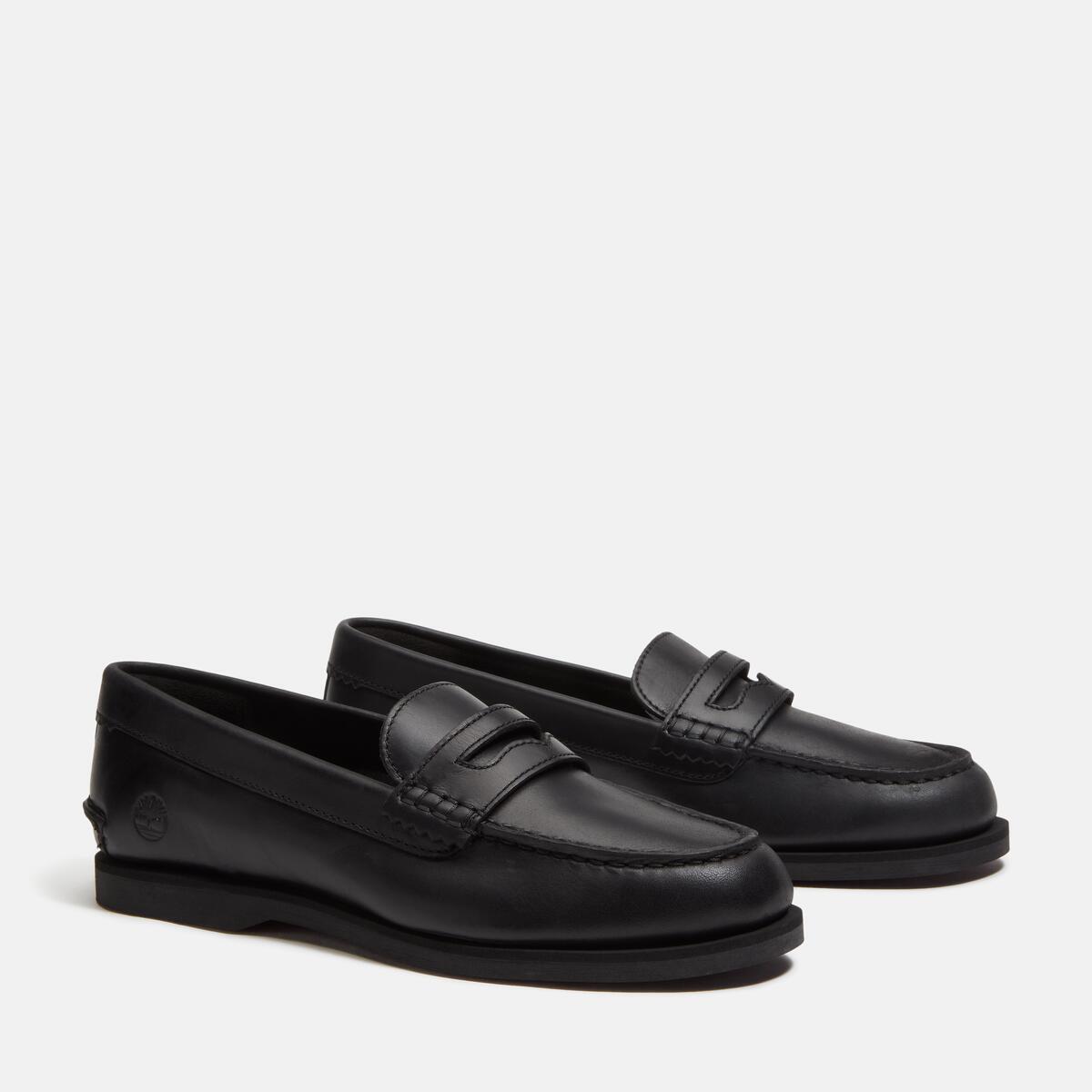 TIMBERLAND Women's Boat Classic Loafer Black Full Grain - Image 2