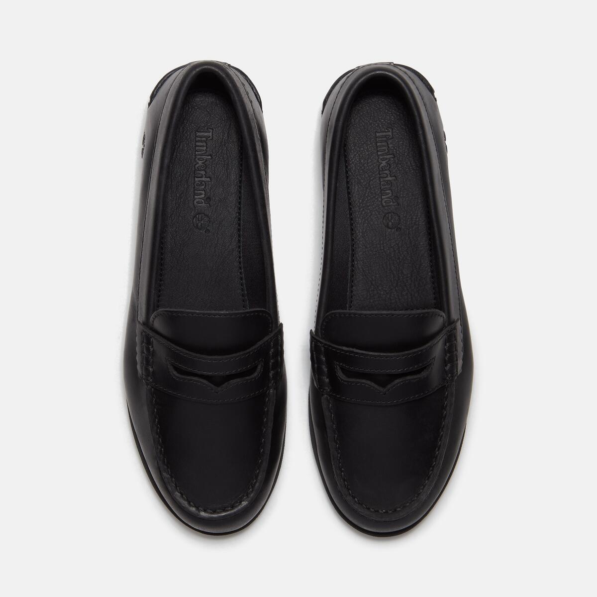 TIMBERLAND Women's Boat Classic Loafer Black Full Grain - Image 3