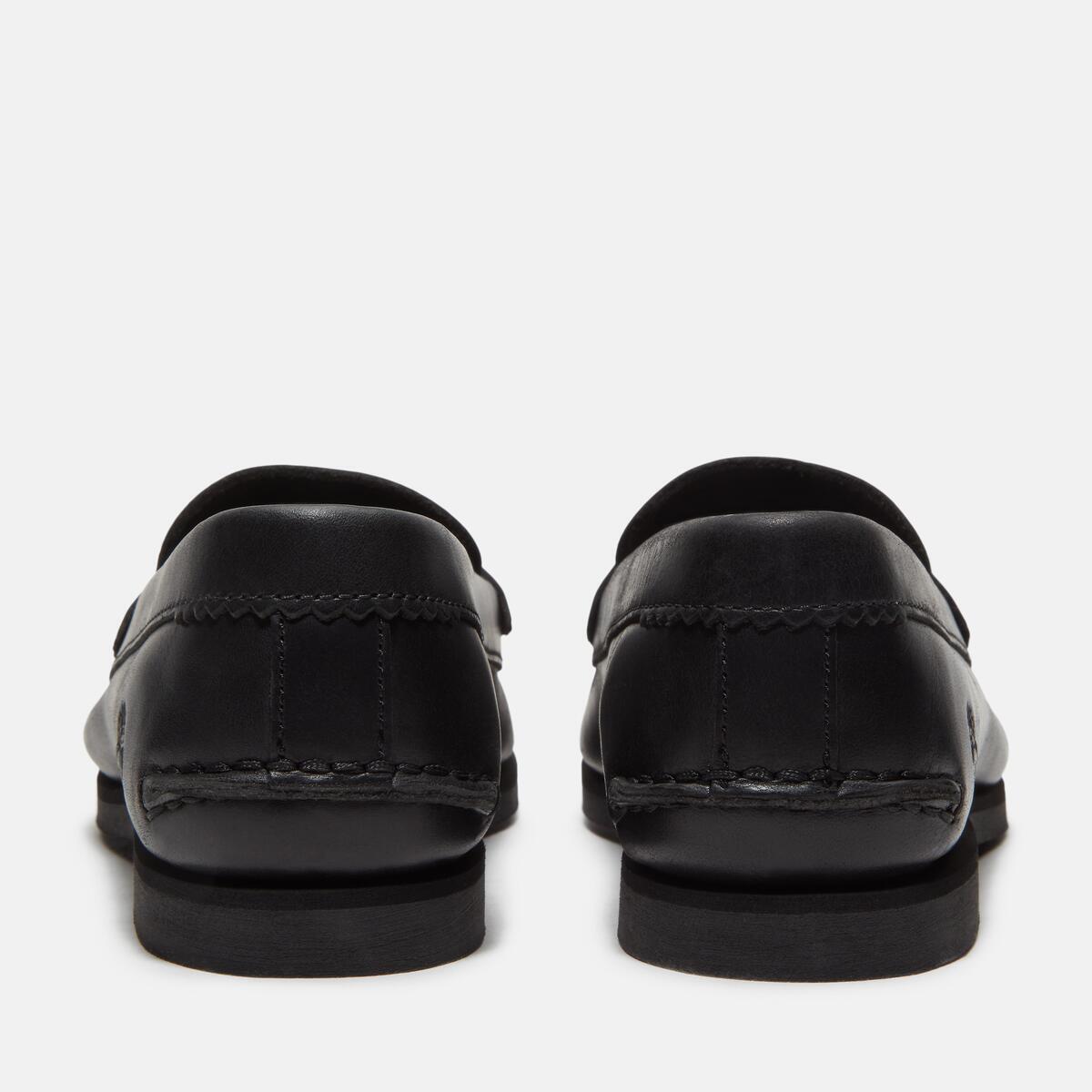 TIMBERLAND Women's Boat Classic Loafer Black Full Grain - Image 5