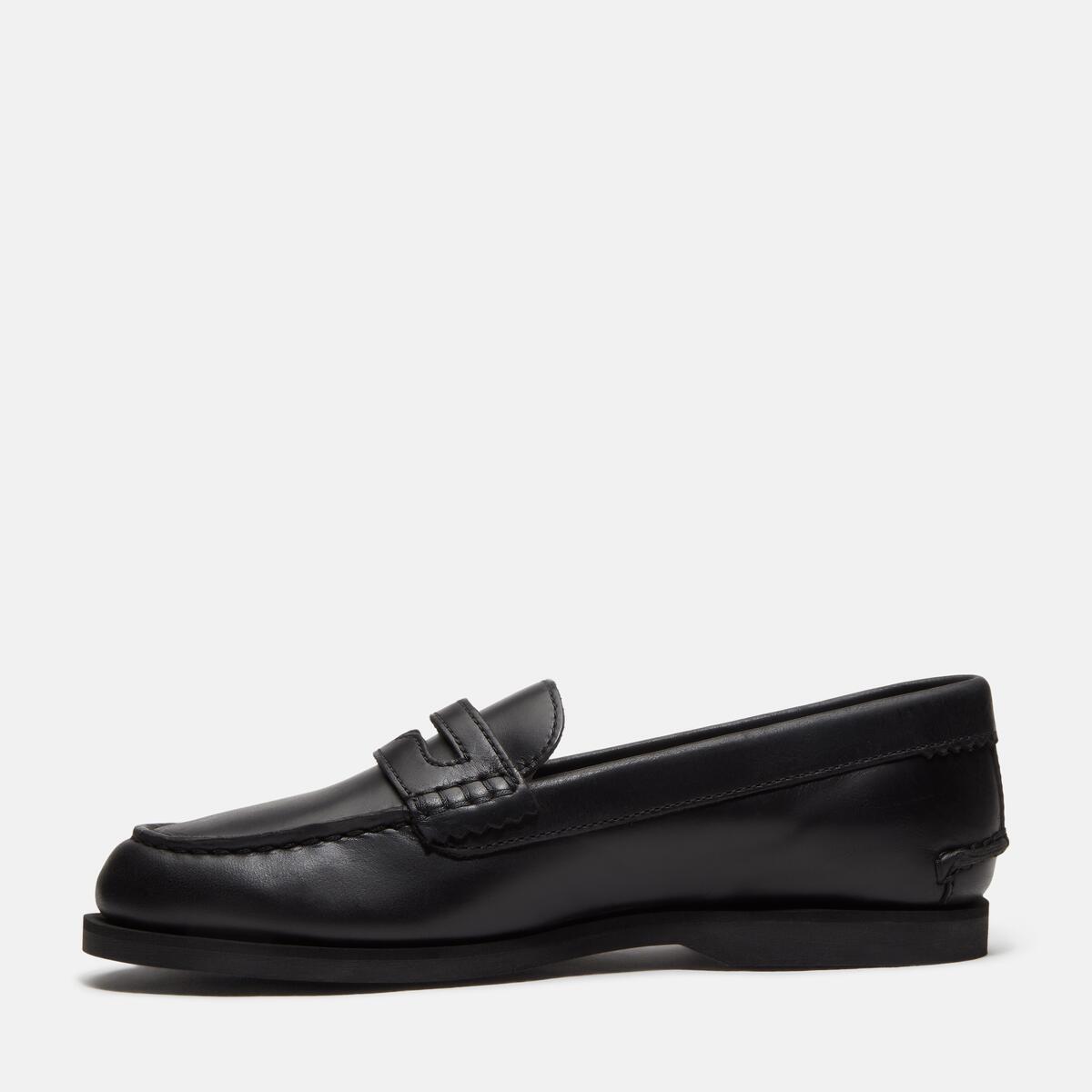 TIMBERLAND Women's Boat Classic Loafer Black Full Grain - Image 6