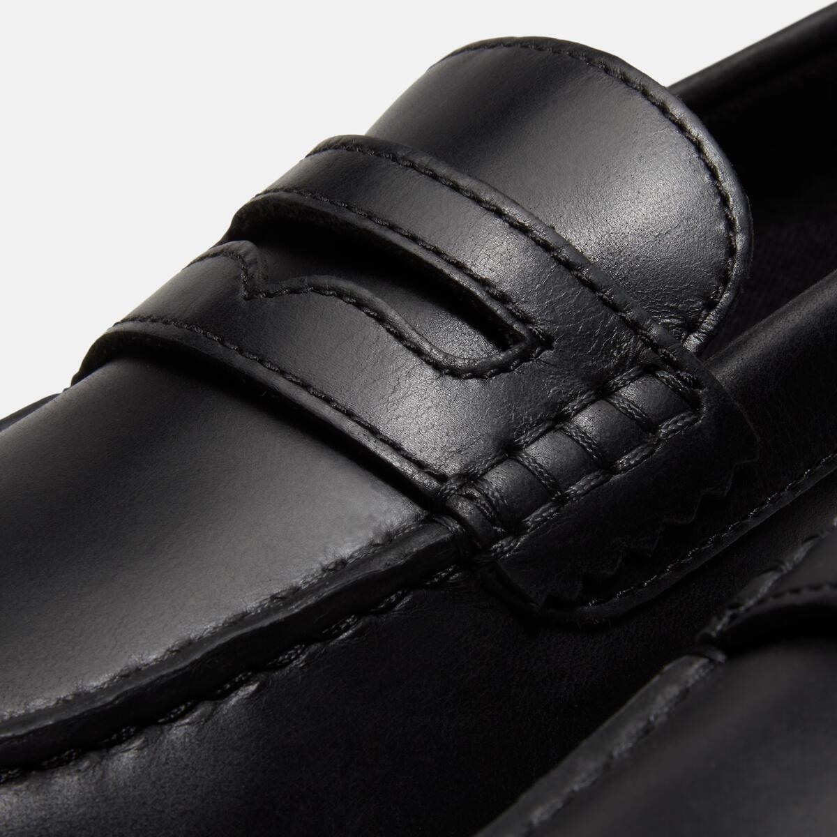 TIMBERLAND Women's Boat Classic Loafer Black Full Grain - Image 7