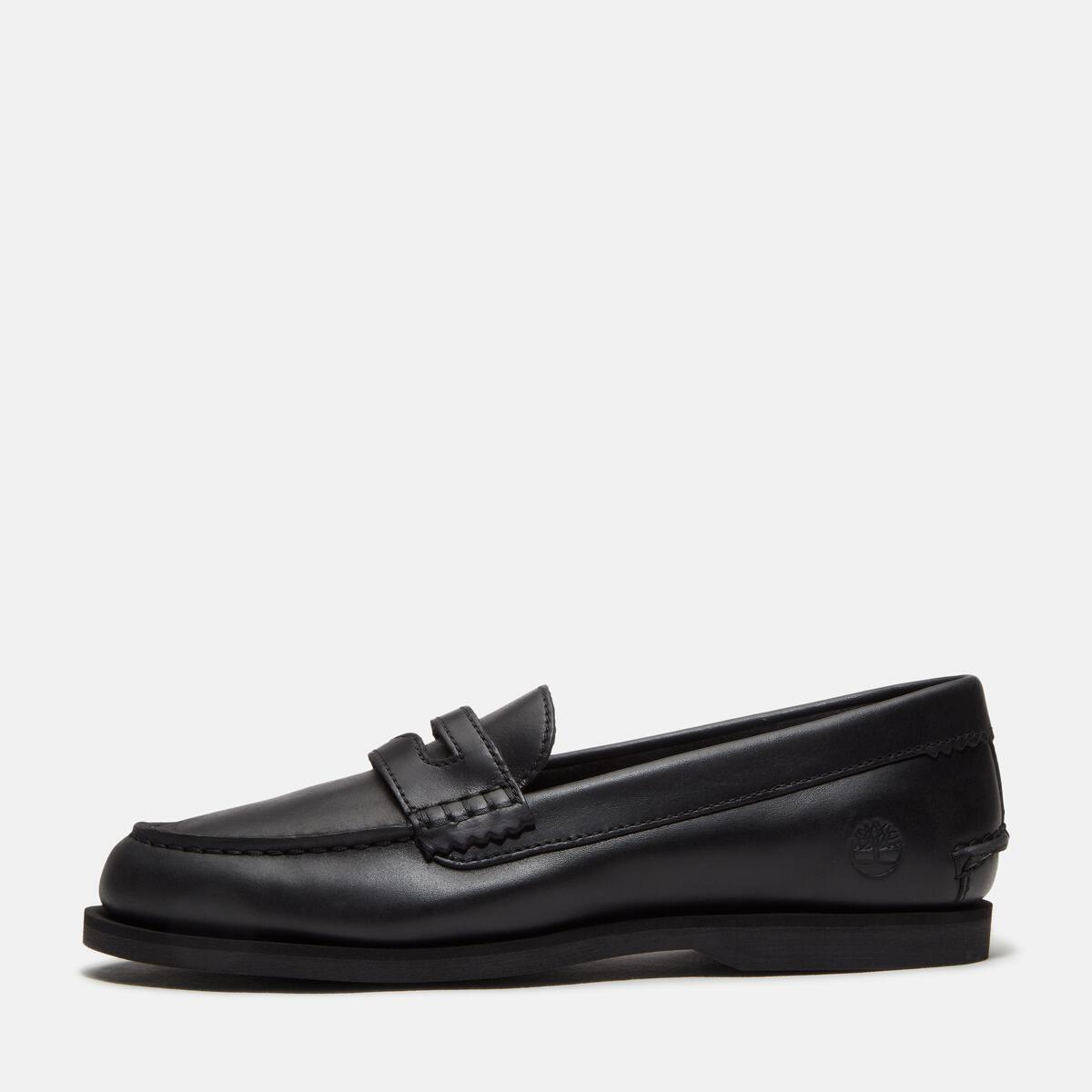 TIMBERLAND Women's Boat Classic Loafer Black Full Grain - Image 8