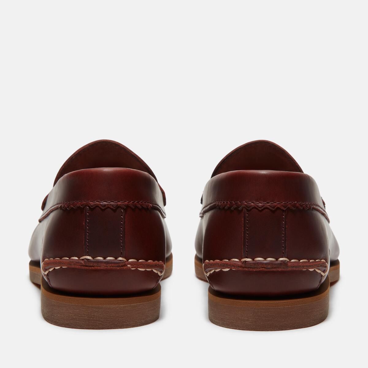 TIMBERLAND Women's Boat Classic Loafer Burgundy Nubuck - Image 5