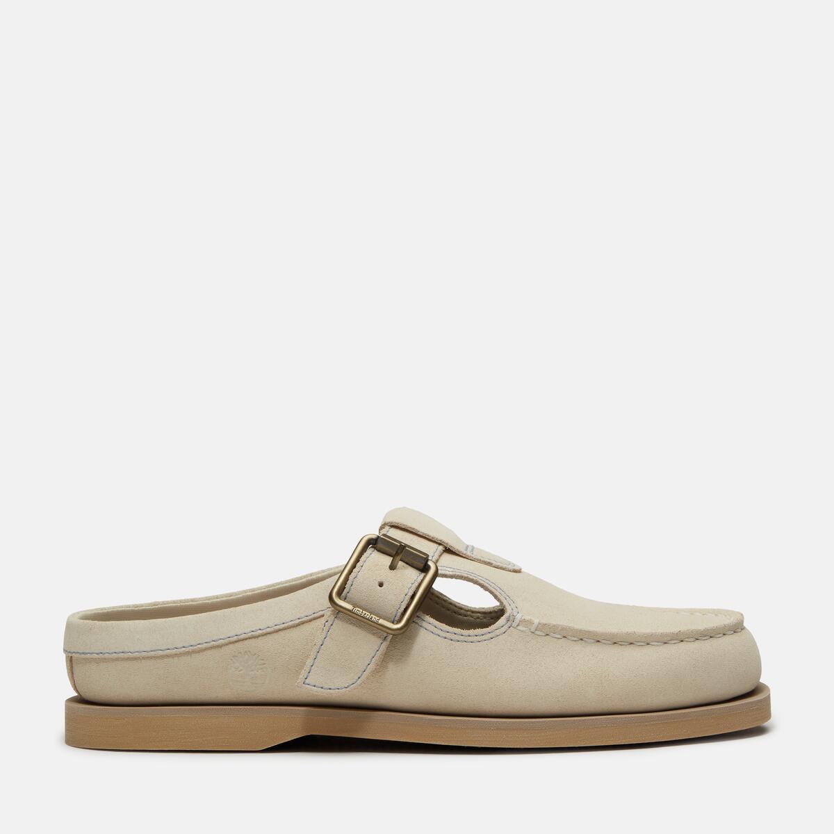 TIMBERLAND Women's Boat Classic Mule Light Beige Suede - Image 1