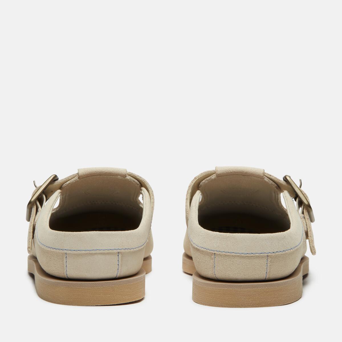 TIMBERLAND Women's Boat Classic Mule Light Beige Suede - Image 5