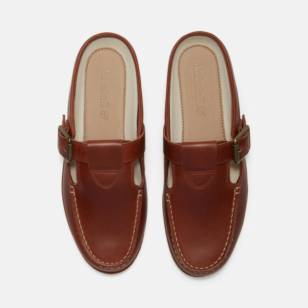 TIMBERLAND Women's Boat Classic Mule Rust Full Grain - Image 3