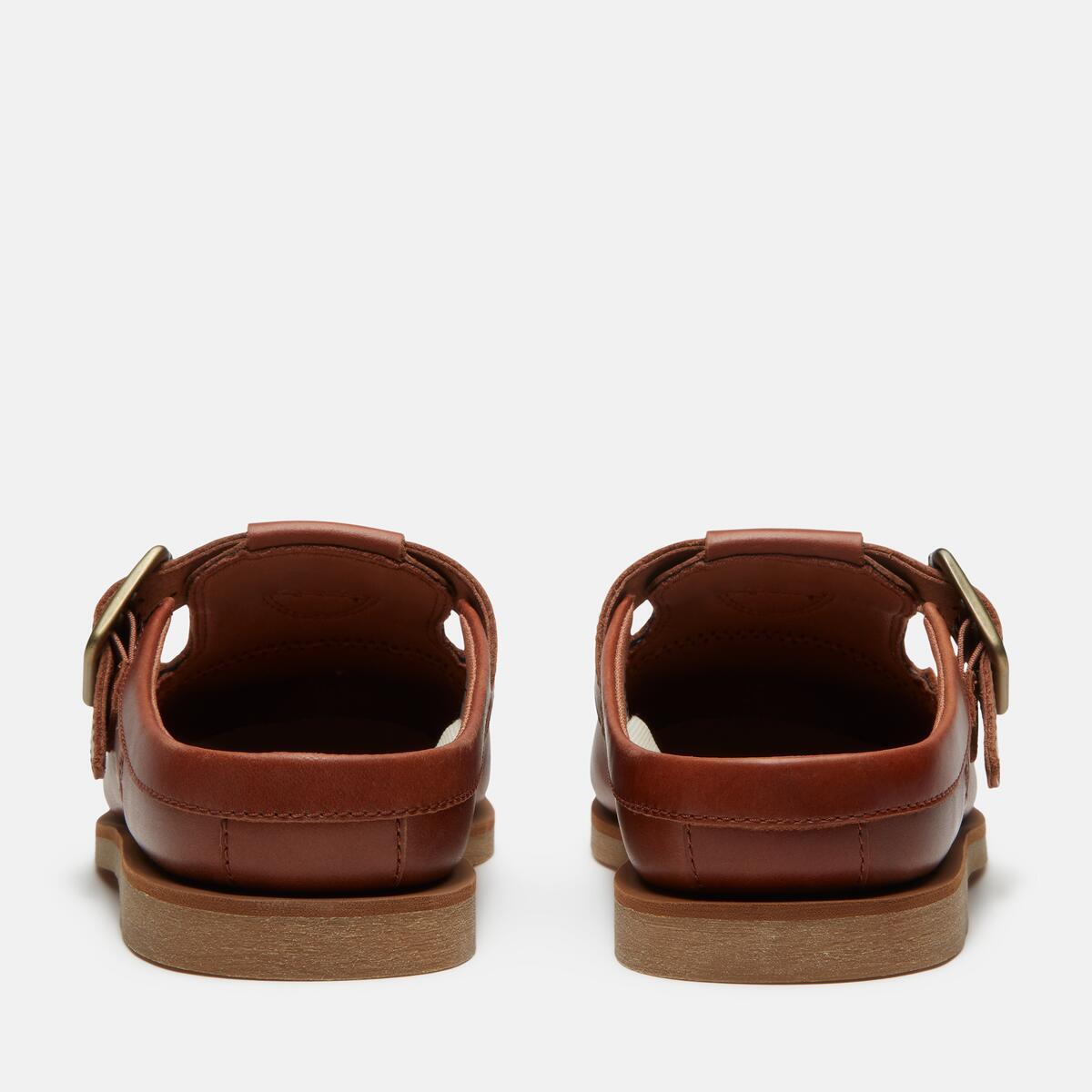 TIMBERLAND Women's Boat Classic Mule Rust Full Grain - Image 5