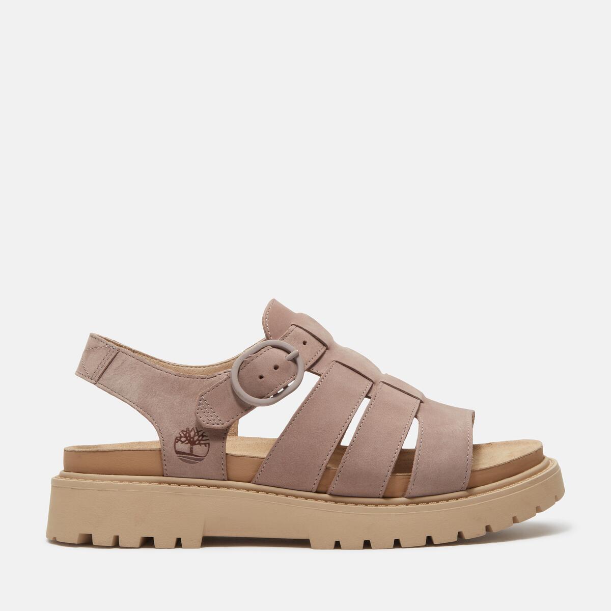 TIMBERLAND Women's Clairemont Way Sandal Light Purple Nubuck - Image 1