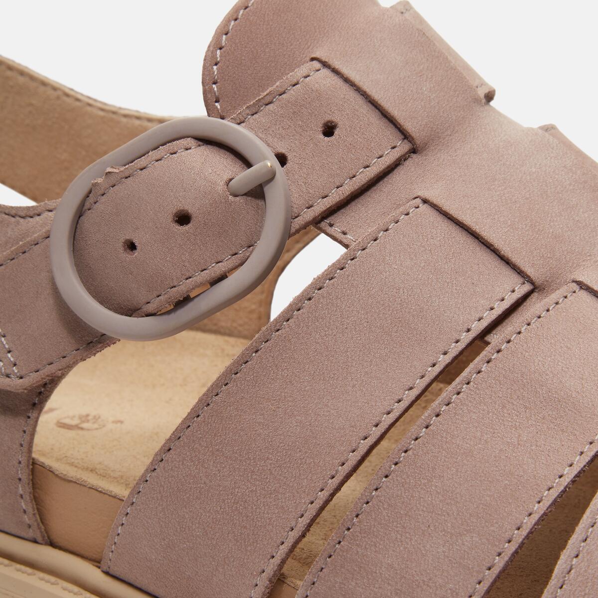 TIMBERLAND Women's Clairemont Way Sandal Light Purple Nubuck - Image 7