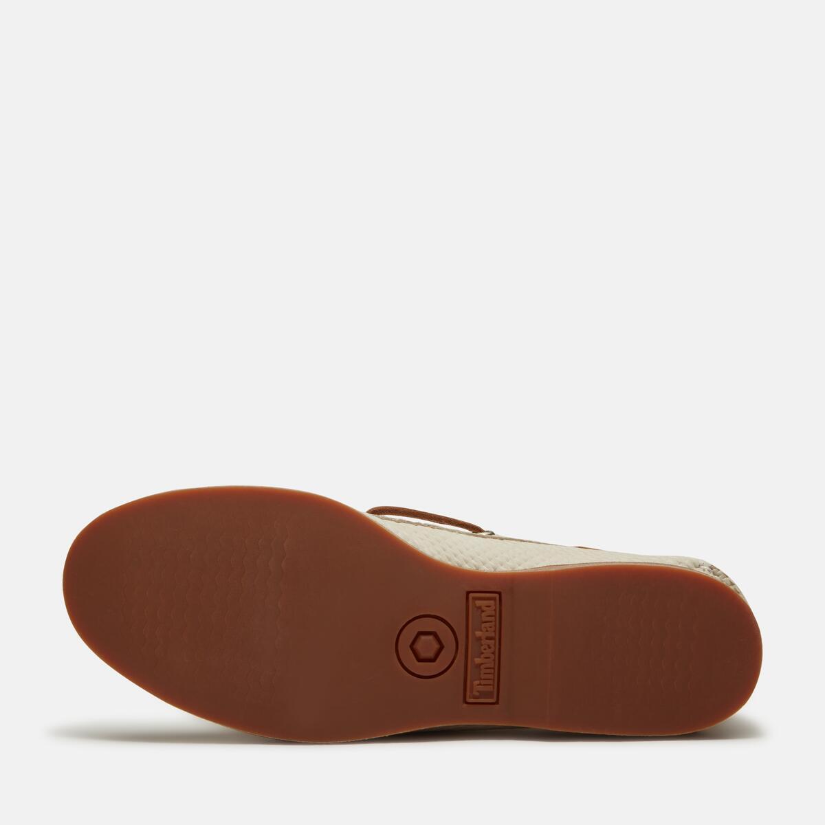 TIMBERLAND Women's Classic 2-Eye Boat Shoe Light Beige Nubuck - Image 4