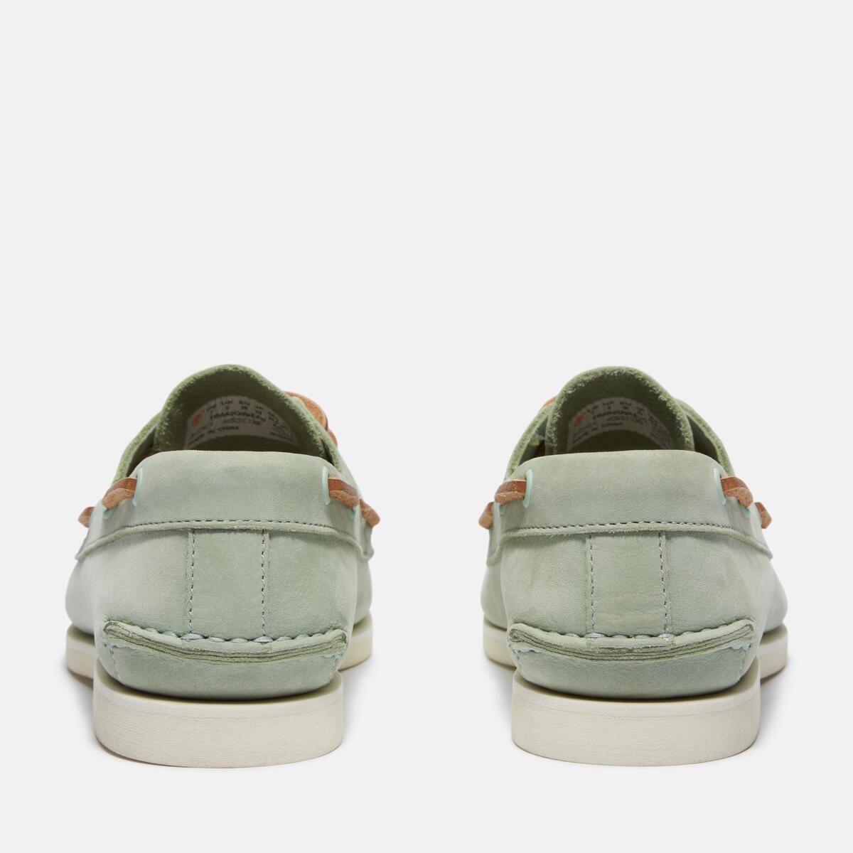 TIMBERLAND Women's Classic 2-Eye Boat Shoe Light Green Nubuck - Image 5