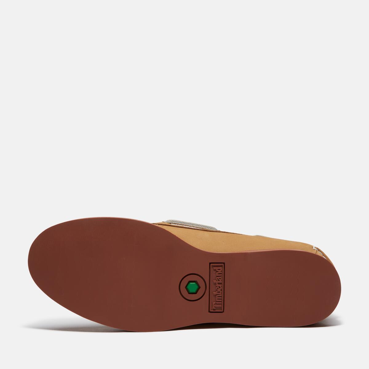 TIMBERLAND Women's Classic 2-Eye Boat Shoe Medium Beige Nubuck - Image 3