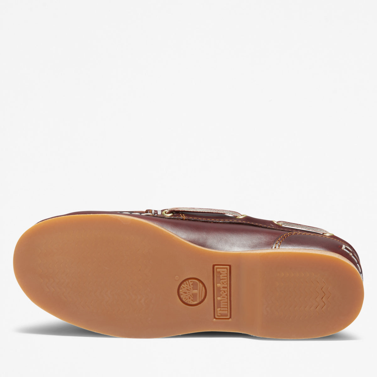 TIMBERLAND Women's Classic Amherst 2-Eye Boat Shoes Medium Brown Full-Grain - Image 7
