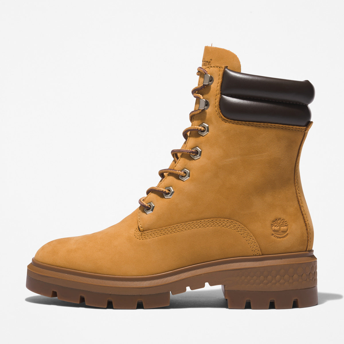 TIMBERLAND Women's Cortina Valley 6-Inch Waterproof Boot Wheat Nubuck - Image 4
