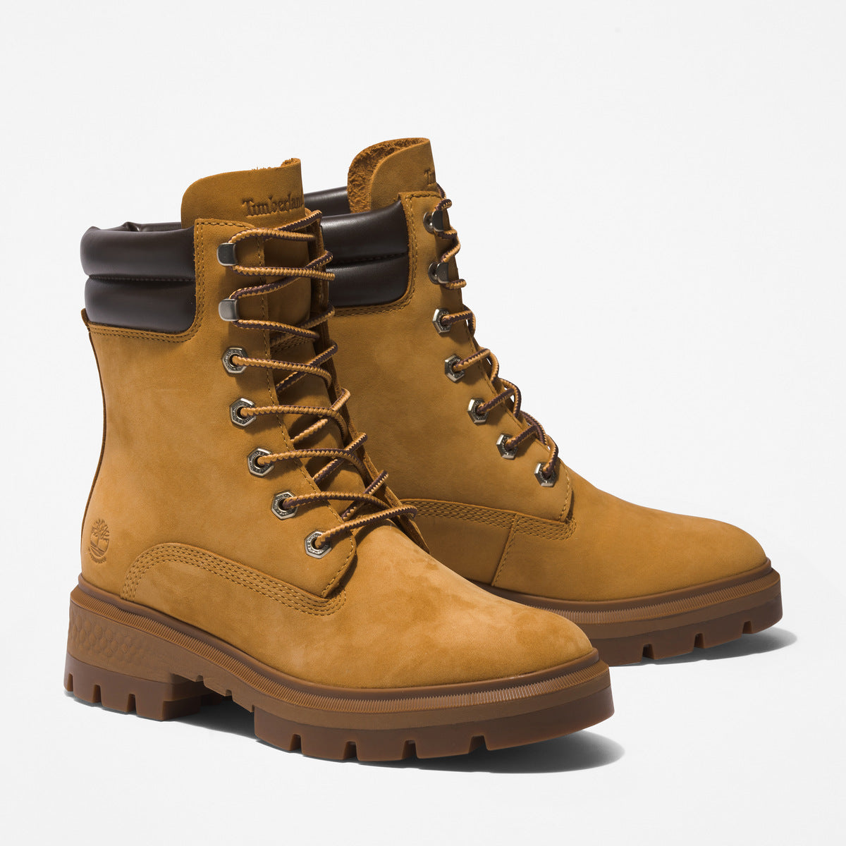 TIMBERLAND Women's Cortina Valley 6-Inch Waterproof Boot Wheat Nubuck - Image 8