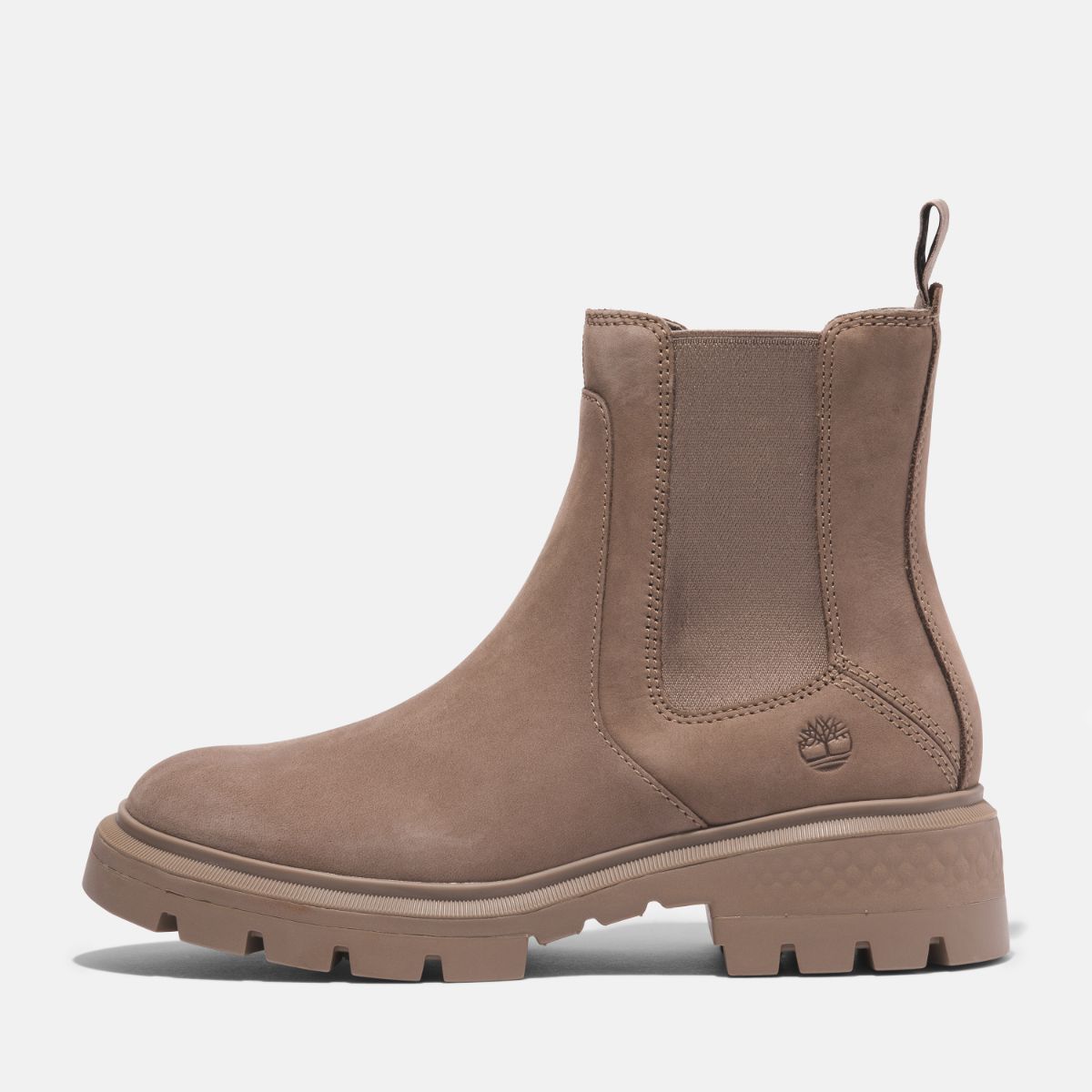 TIMBERLAND Women's Cortina Valley Chelsea Taupe Nubuck - Image 8