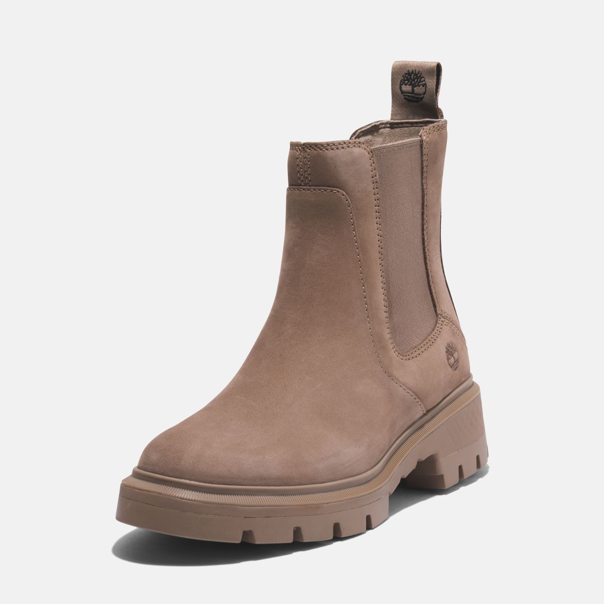 TIMBERLAND Women's Cortina Valley Chelsea Taupe Nubuck - Image 9