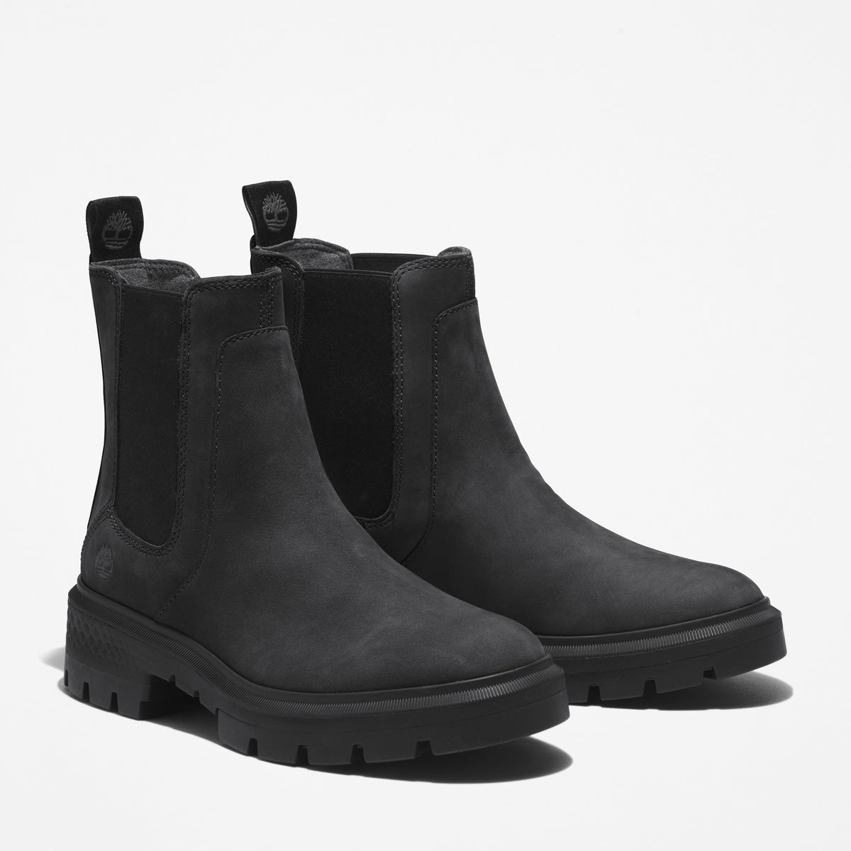 TIMBERLAND Women's Cortina Valley Chelsea Black Full Grain - Image 9
