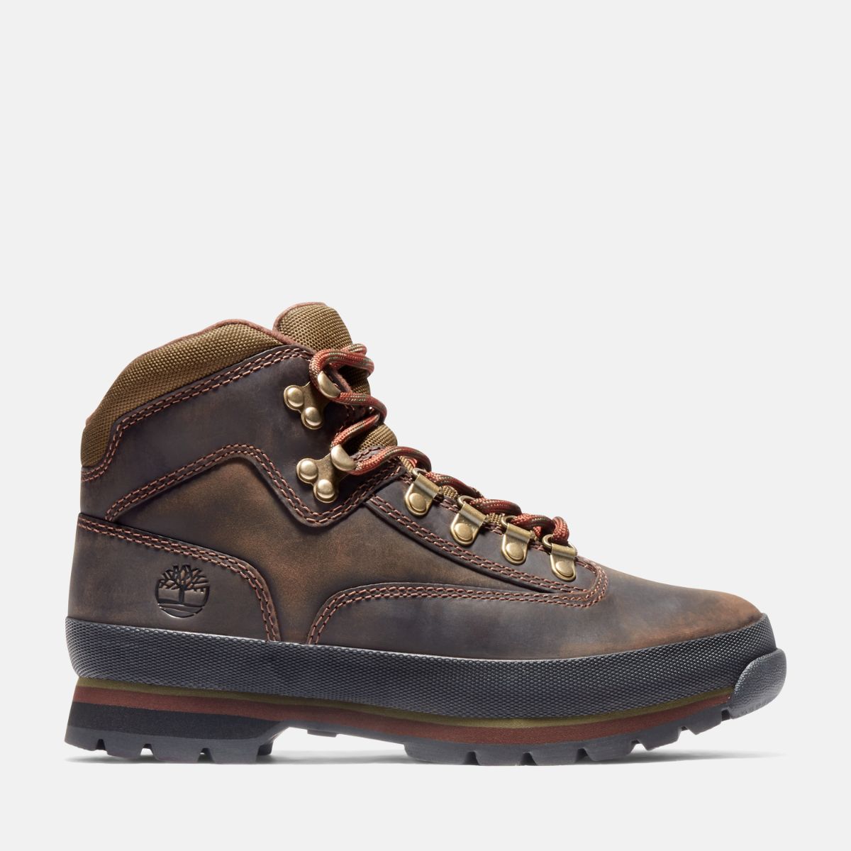 TIMBERLAND Women's Euro Hiker Mid Md Brown Full Grain - Image 1