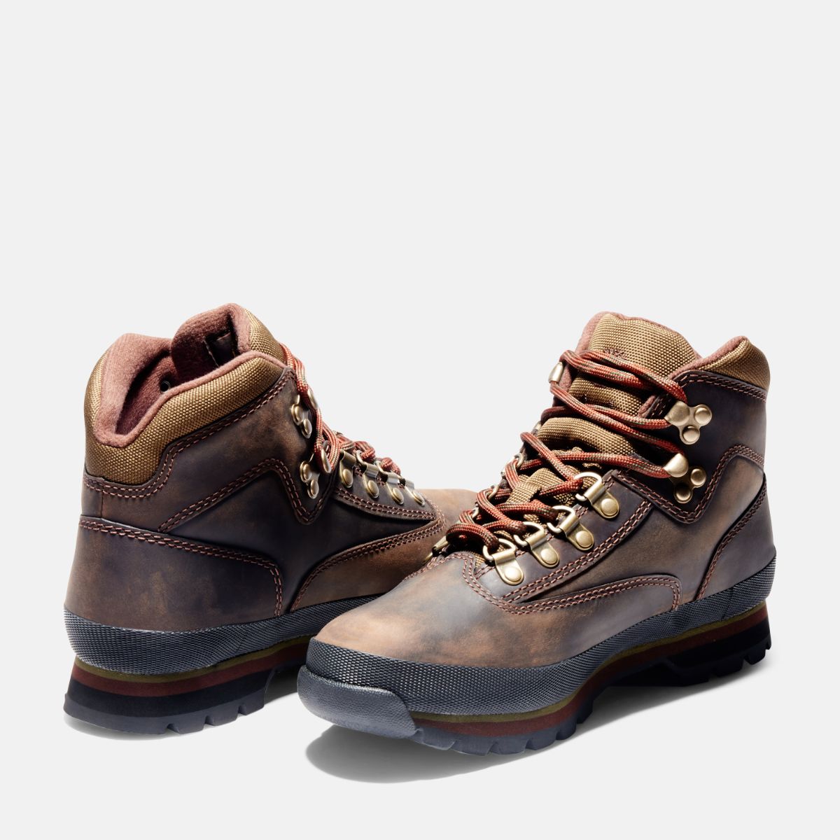 TIMBERLAND Women's Euro Hiker Mid Md Brown Full Grain - Image 4