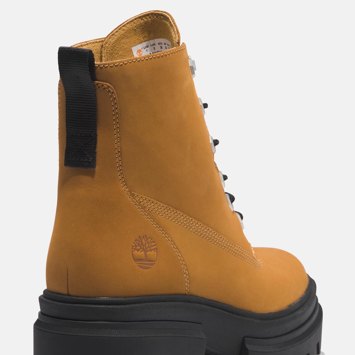 TIMBERLAND Women's Everleigh 6-inch Lace Up Boot Wheat Nubuck - Image 7