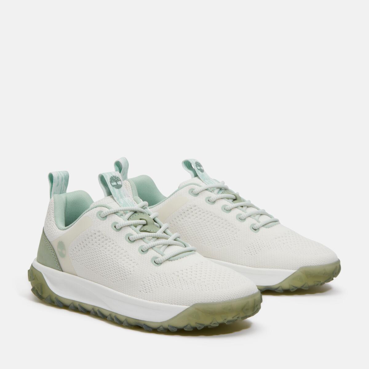 TIMBERLAND Women's Greenstride Motion 6 Low White Knit - Image 2