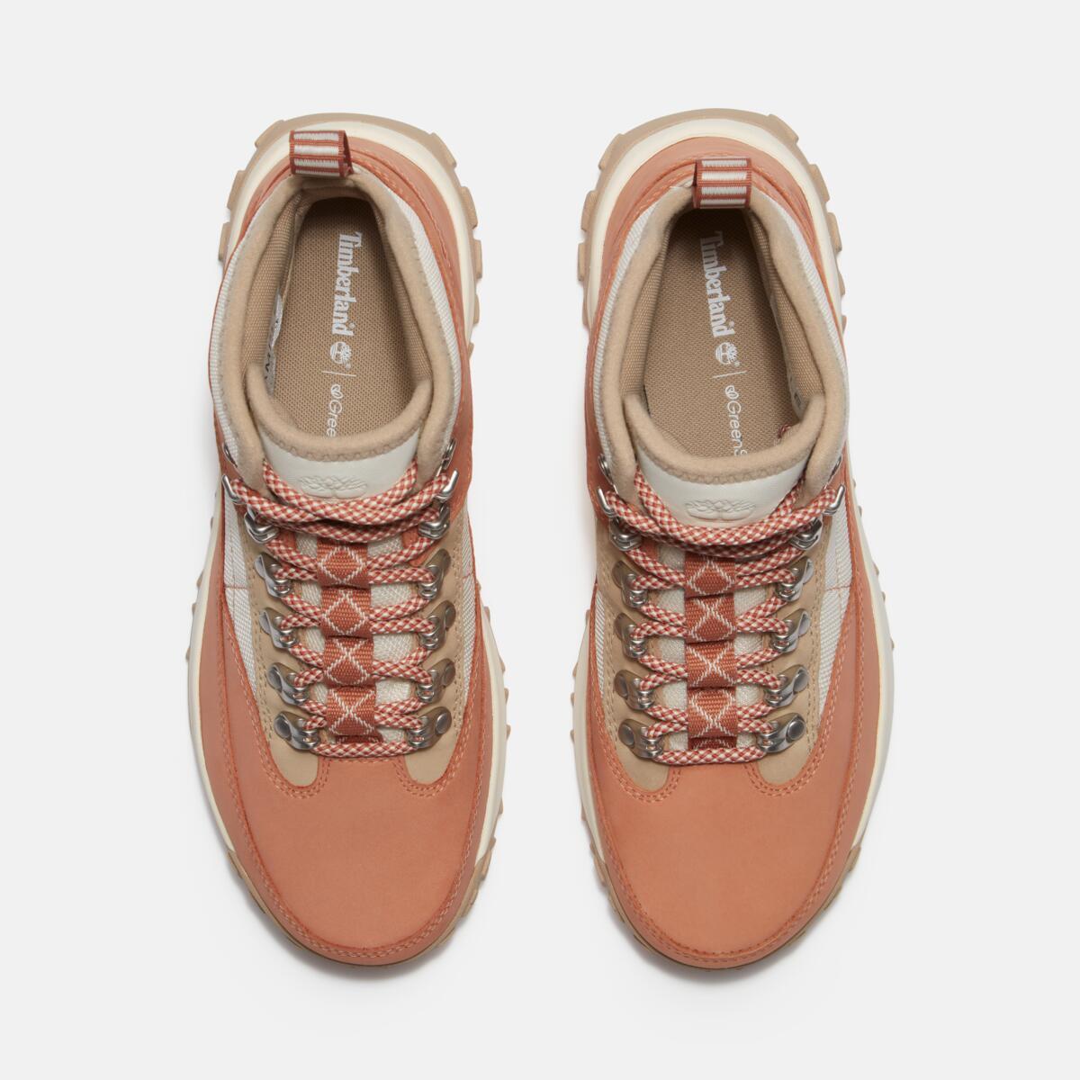 TIMBERLAND Women's Greenstride Motion 6 Waterproof Boot Light Red Nubuck - Image 3