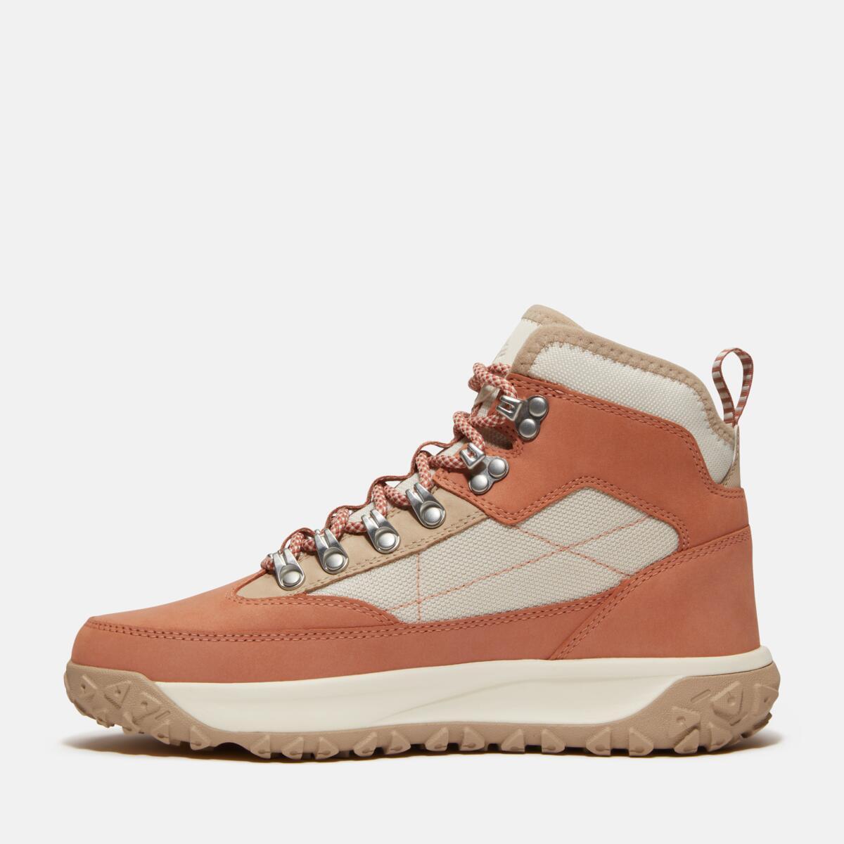 TIMBERLAND Women's Greenstride Motion 6 Waterproof Boot Light Red Nubuck - Image 6