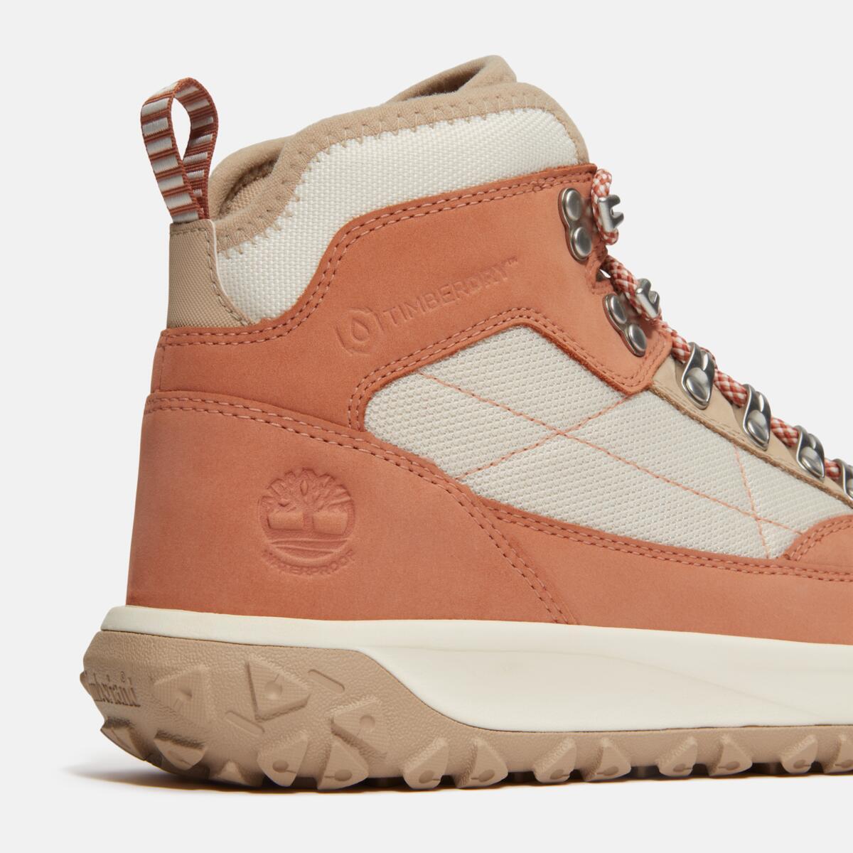 TIMBERLAND Women's Greenstride Motion 6 Waterproof Boot Light Red Nubuck - Image 7