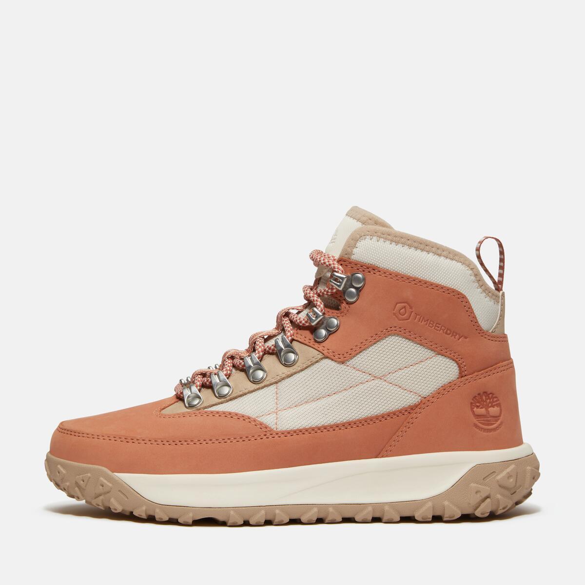 TIMBERLAND Women's Greenstride Motion 6 Waterproof Boot Light Red Nubuck - Image 8