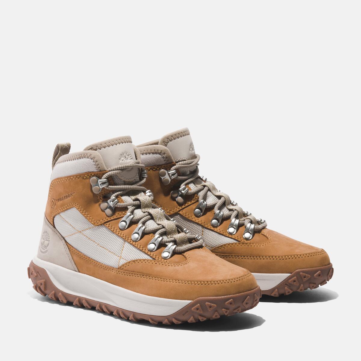 TIMBERLAND Women's Greenstride Motion 6 Waterproof Mid Wheat Nubuck - Image 2
