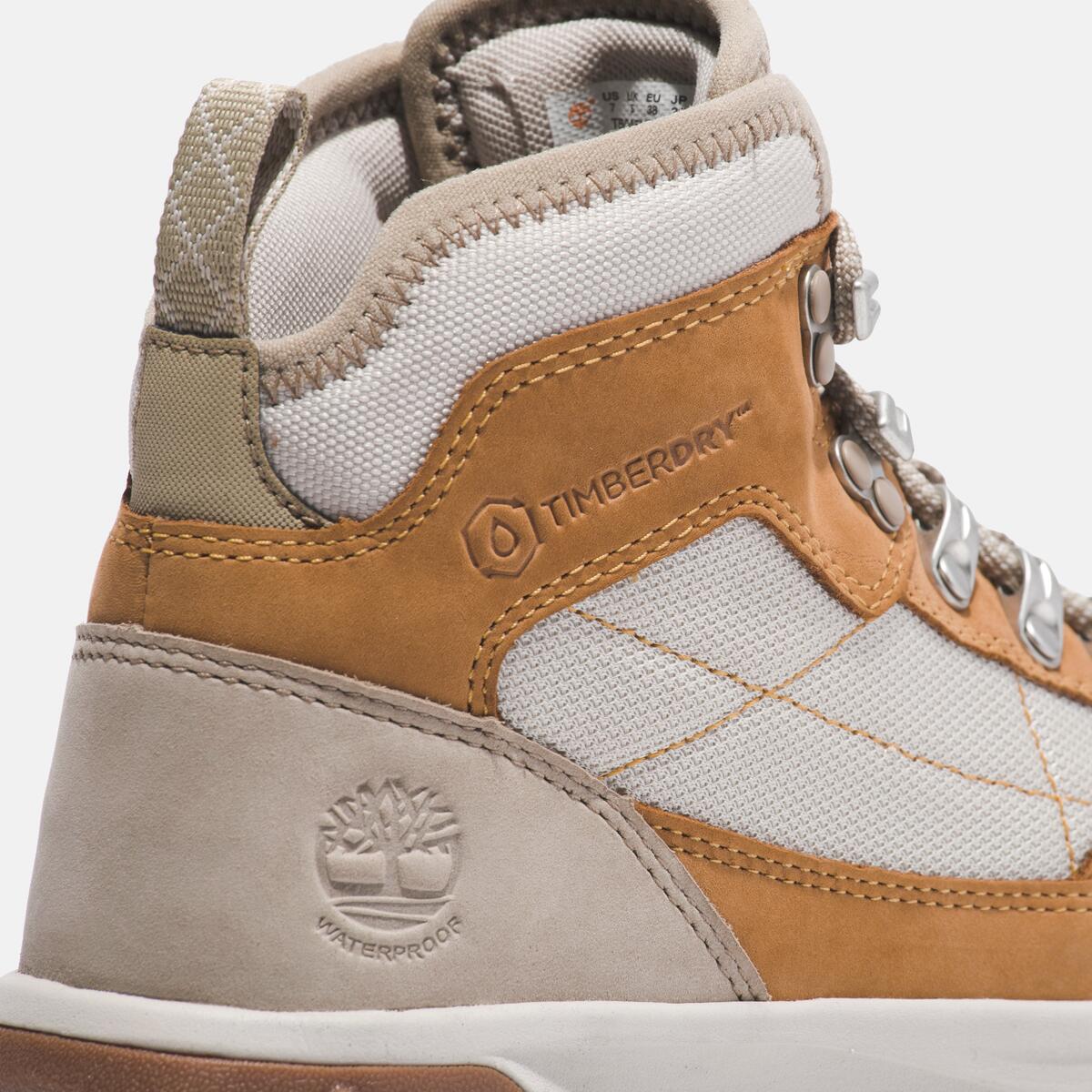 TIMBERLAND Women's Greenstride Motion 6 Waterproof Mid Wheat Nubuck - Image 3