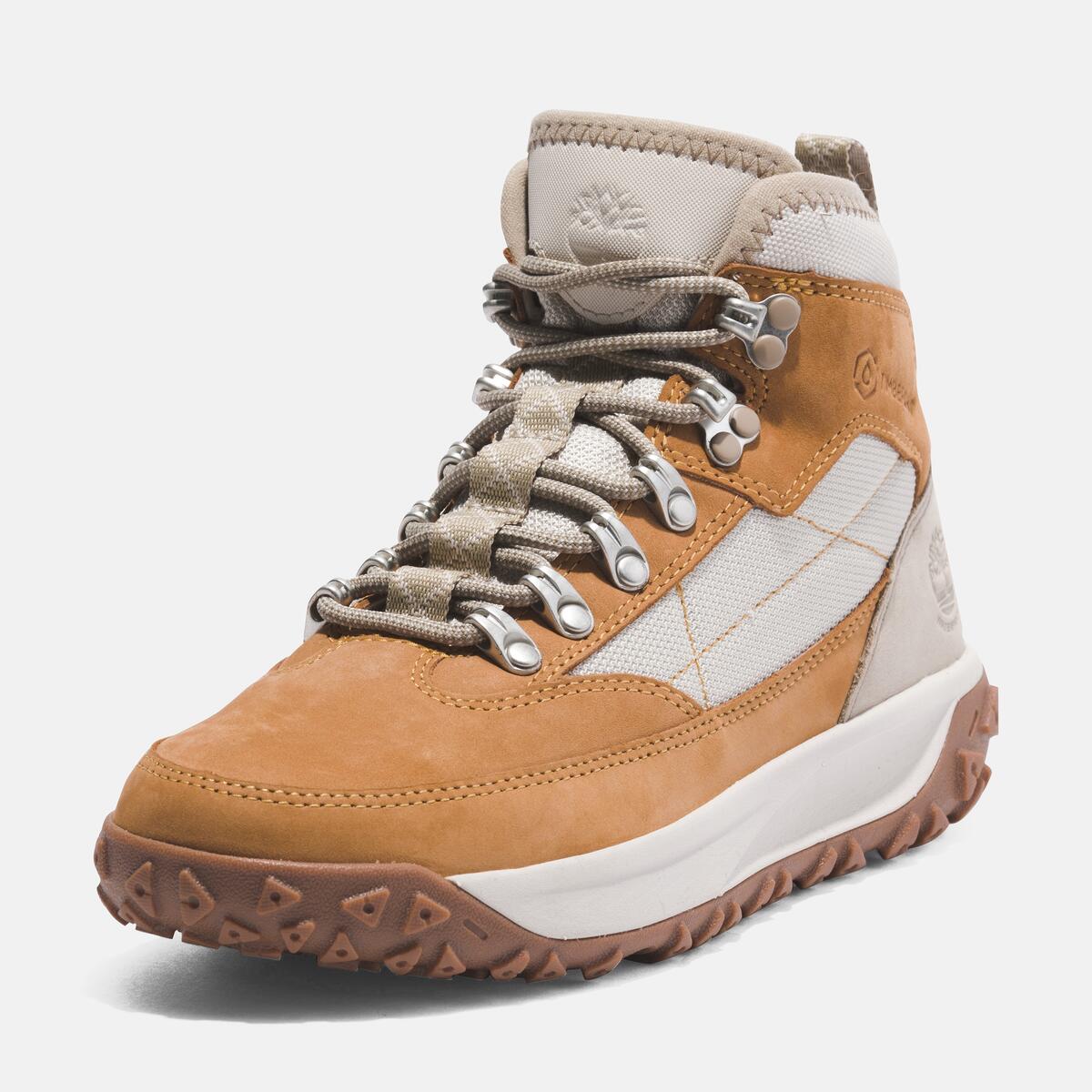 TIMBERLAND Women's Greenstride Motion 6 Waterproof Mid Wheat Nubuck - Image 4