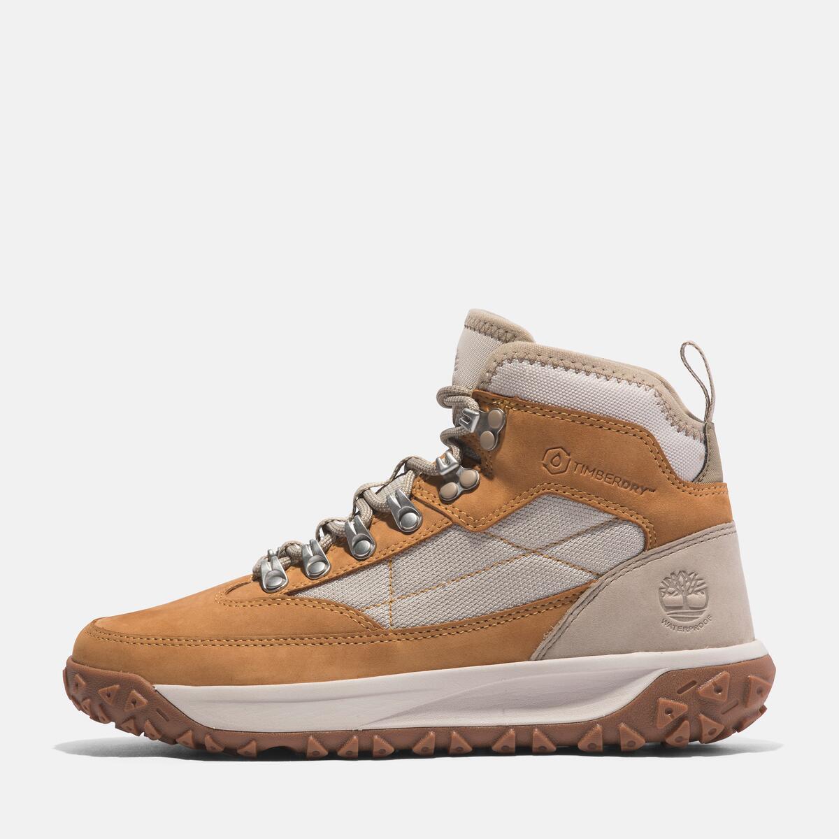 TIMBERLAND Women's Greenstride Motion 6 Waterproof Mid Wheat Nubuck - Image 9
