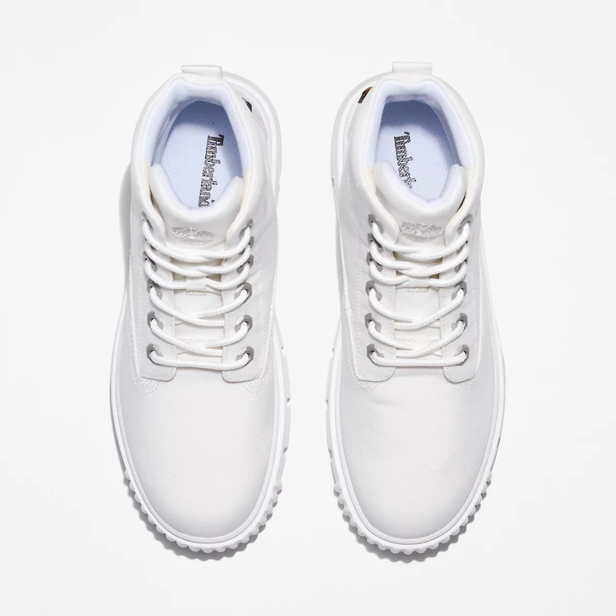 TIMBERLAND Women's Greyfield Boot White Canvas - Image 2